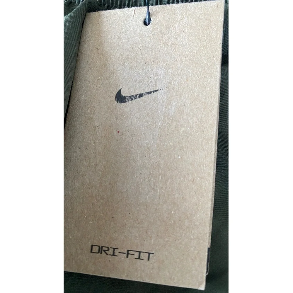 Nike Women's Dri-FIT Running Shorts Olive Green Size Large NWT